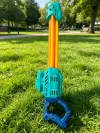 Children's multi-tube pull-out water cannon, water gun, summer swimming pool water fight magic tool, large-capacity long-range water play toy Item Picture